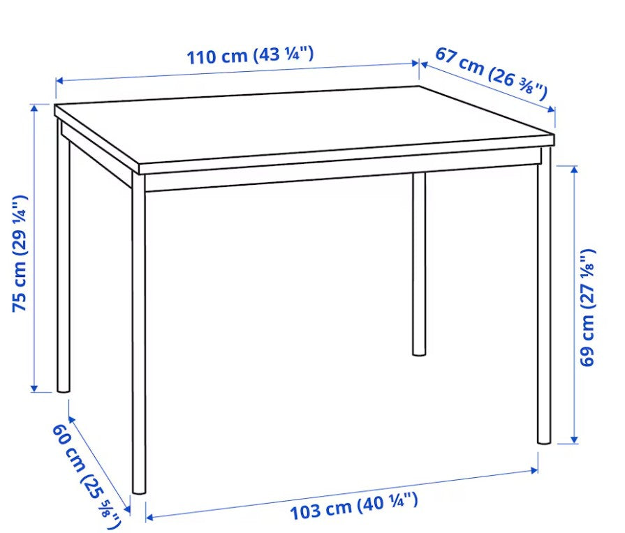 Metal Rectangle Table