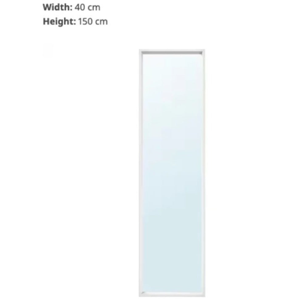 Wall Mounted White Mirror
