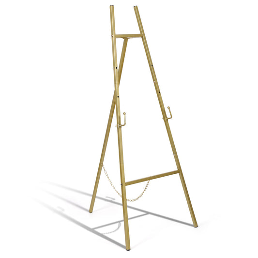 Gold Metal Easel Stand