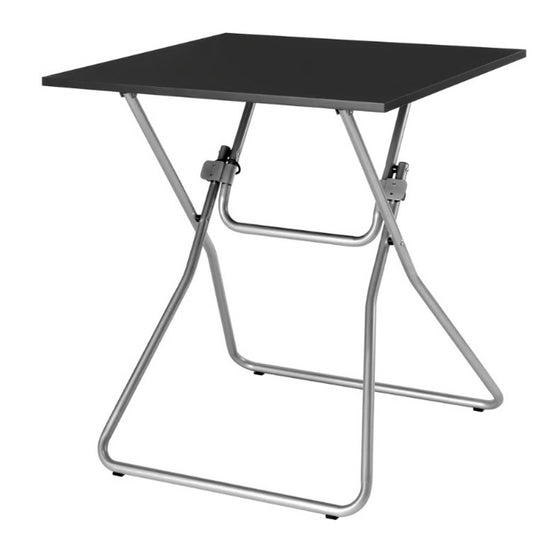 Black Square Folding Table