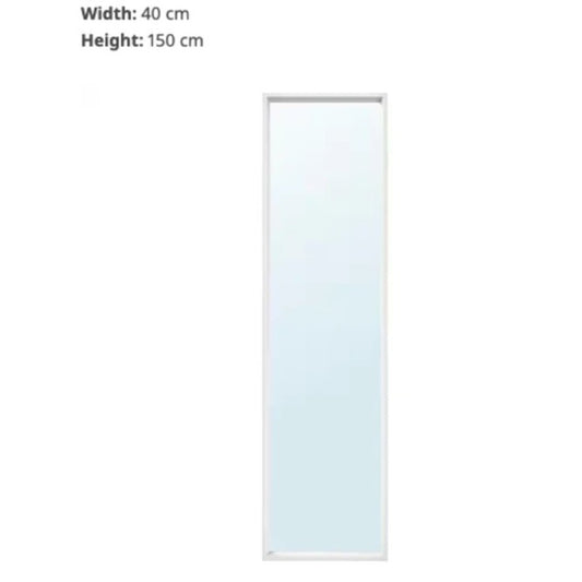 Wall Mounted White Mirror